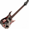 Vigier Excalibur Kaos - Guitare Électrique Art Chrome Noir Rouge